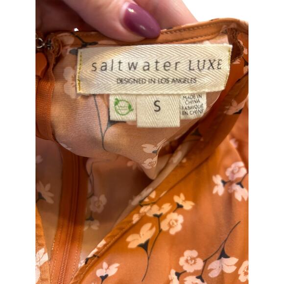 Saltwater Luxe Floral Mini Dress - Size S - Picture 6 of 16